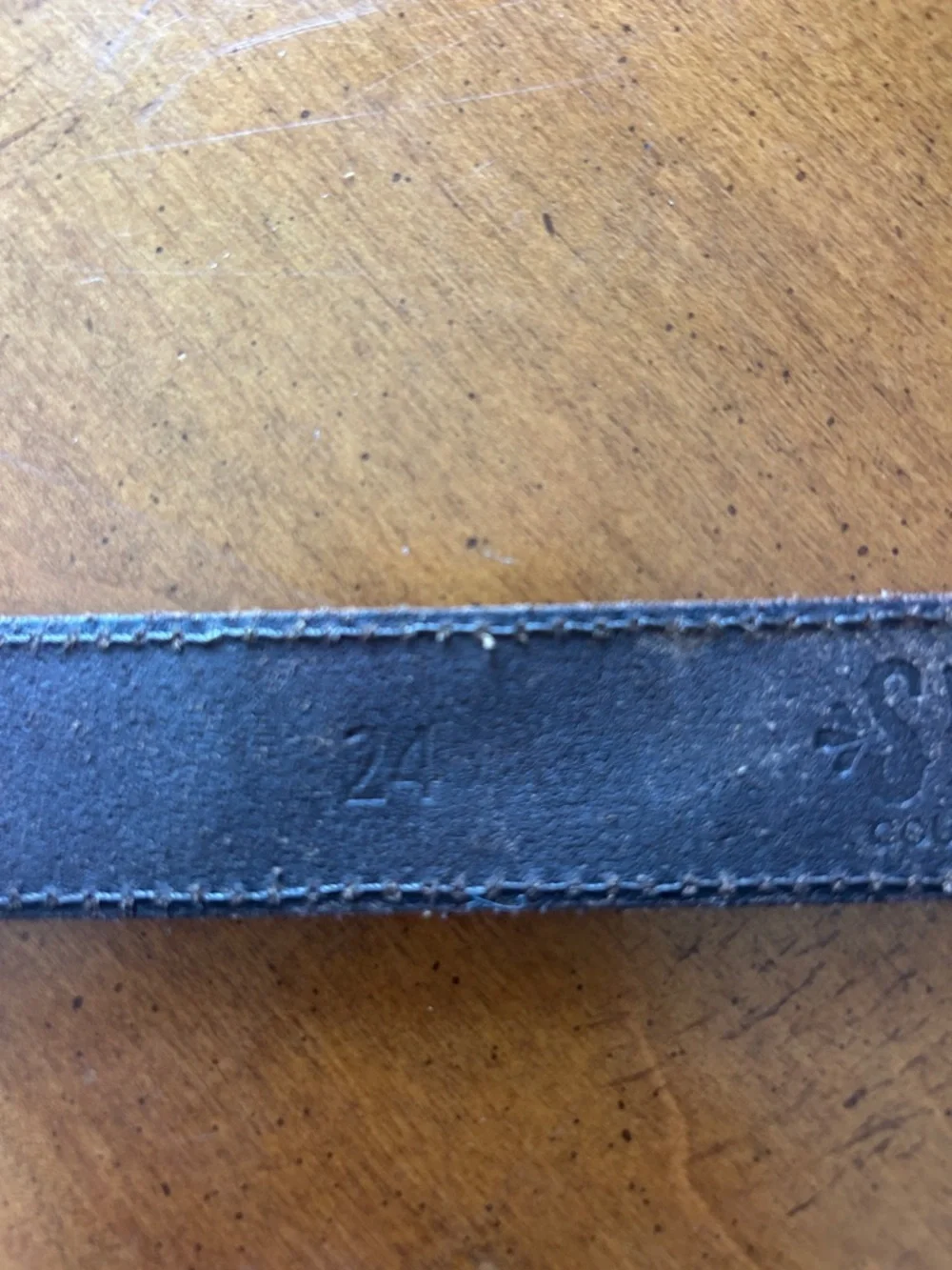 SHYANNE Girls Star Struck Made in India Brown Western Genuine Leather Belt 24”